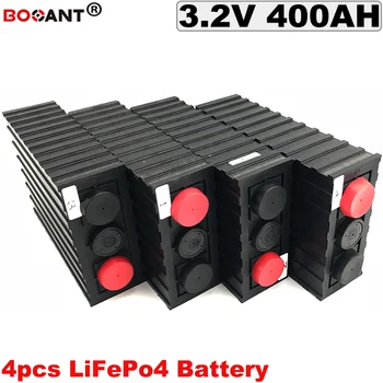 شراء4 قطعة/الوحدة العميق دورة 4 S 12 V 400Ah LiFePo4 بطارية ل دراجة كهربائية ، تخزين الطاقة الشمسية DIY ليثيوم بطارية 12 V 24 V 3.2 V 400AH
