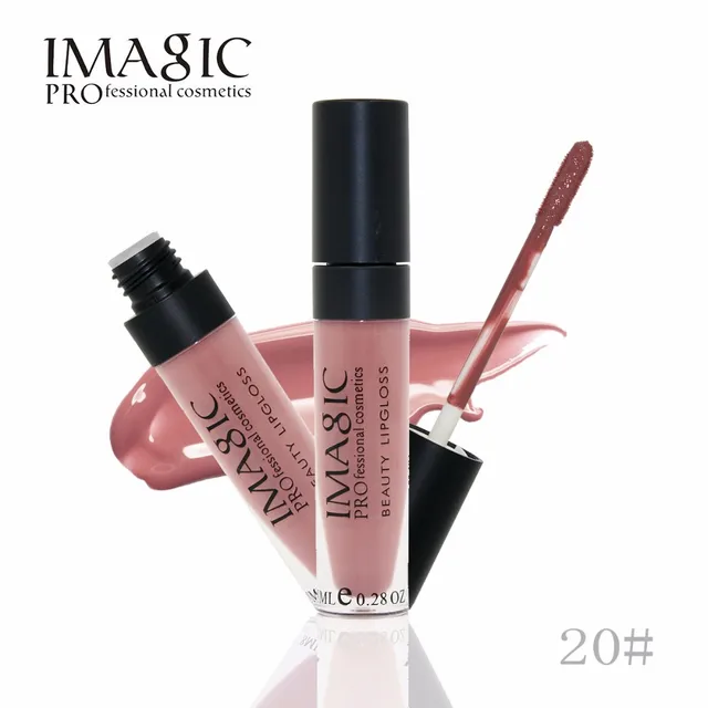 IMAGIC Matte 12Colors Lip Gloss Liquid Lipstick Waterproof Long Lasting Moisturizing Lipgloss MakeupCosmetics lips