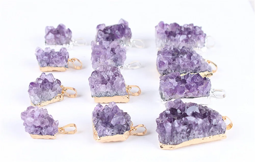 1 шт. Druzy нестандартные натуральные аметисты кварцевый геодезический камень