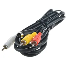 FZQWEG 9Pin для sega Genesis 2 Аудио Видео AV кабель шнур RCA кабель для Mega Drive MD 2
