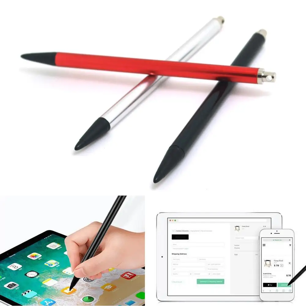 

New Anti-Lost Universal Phone Tablet Touch Screen Stylus Pen for iPhone Android iPad