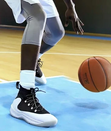  Xiaomi mijia136.03 FREETIE Men hollow basketball shoes flying woven upper heel twist-proof TPU thic