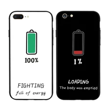

Y-ZU Phone Case For iPhone 6 6s 7 8 6/7/8 plus Personality Originality Battery Hand Shell Lovers Protect Sheath Shell Men Women