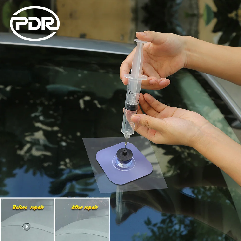 PDR оконное стекло автомобиля ремонт инструменты комплект вакуумное ветровок стекло давление наборы стекло царапинам ветрового трещины восстановление