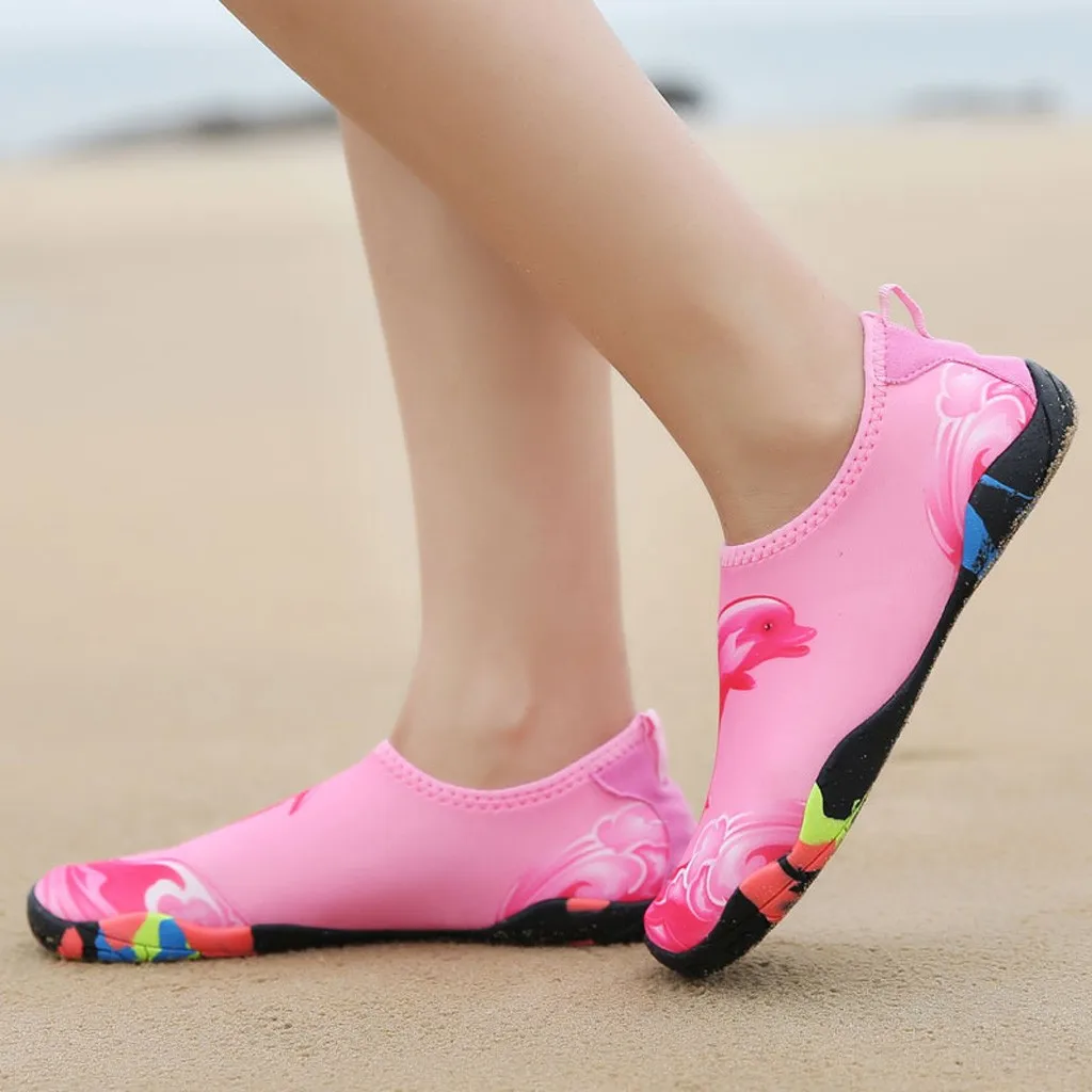 

Beach Swimming Water Sport Socks Kids Men Women Snorkeling Anti Slip Shoes Yoga Dance Surfing aqua Diving barefoot shoes #D