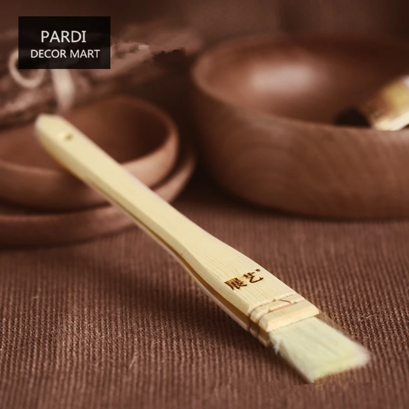 

High temperature resistance Wool pastry brushes wool brushes egg wash brush cake brushes 1pc/lot