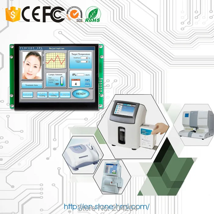 

TFT LCD Module 10.1" With Touch Screen Controller And CPU Processor
