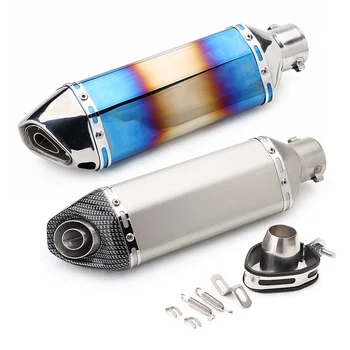 

Motorcycle Exhaust Pipe Akrapovic Muffler System Racing Escape Moto with db killer for tmax 500 gsr 750 CB400 cbr650f z650 r15