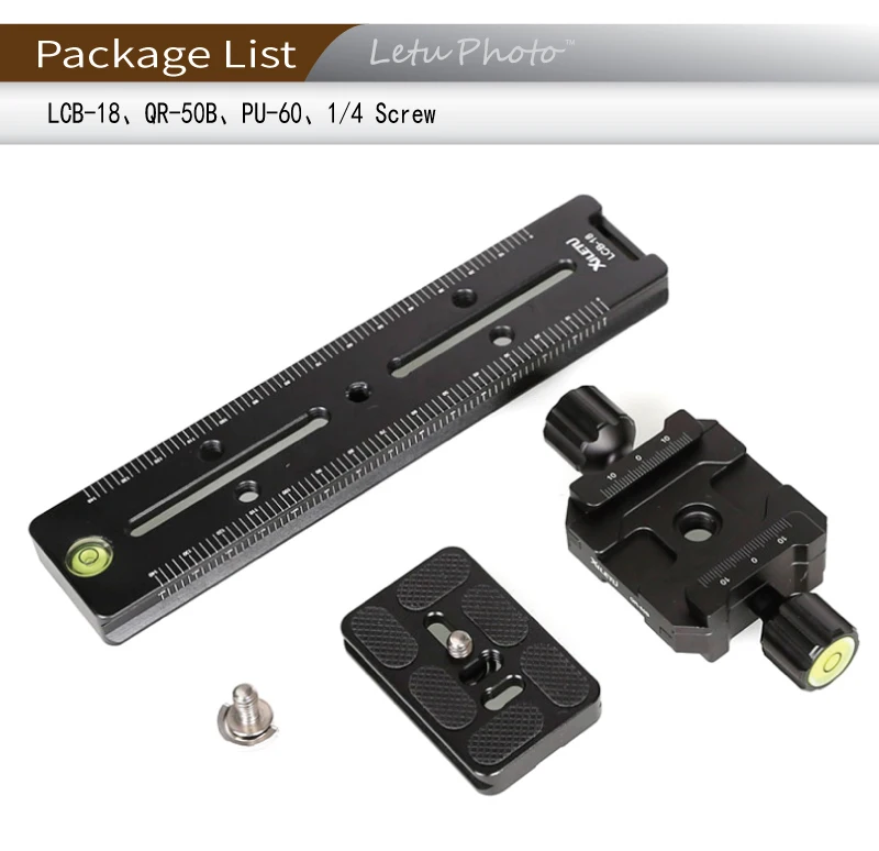 LCB-18B гусеничный слайдер Фокусировочный рельс слайдер QR пластина Arca Swiss спецификация для DSLR камеры