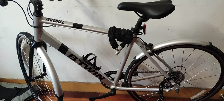 Para-choque traseiro de bicicleta, equipamento fixo retrô,