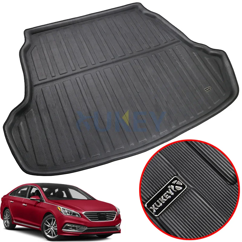 Аксессуары подходят для Hyundai Sonata Sedan 2015 2016-2018 подкладка багажника коврик груза