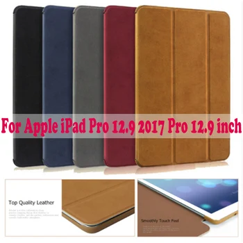

PU Leather Smart Case for Apple iPad Pro 12.9 2017 iPad Pro 12.9 Ultra-slim Intelligent Flip Stand Case With Sleep/Wake up