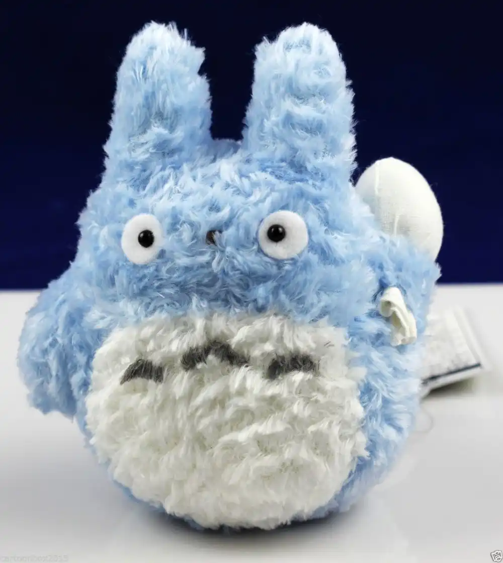 blue totoro plush