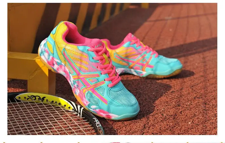 Новая мужская и женская профессиональная бадминтон и теннисная обувь легкая дышащая Спортивная обувь теннисные домашние спортивные кроссовки