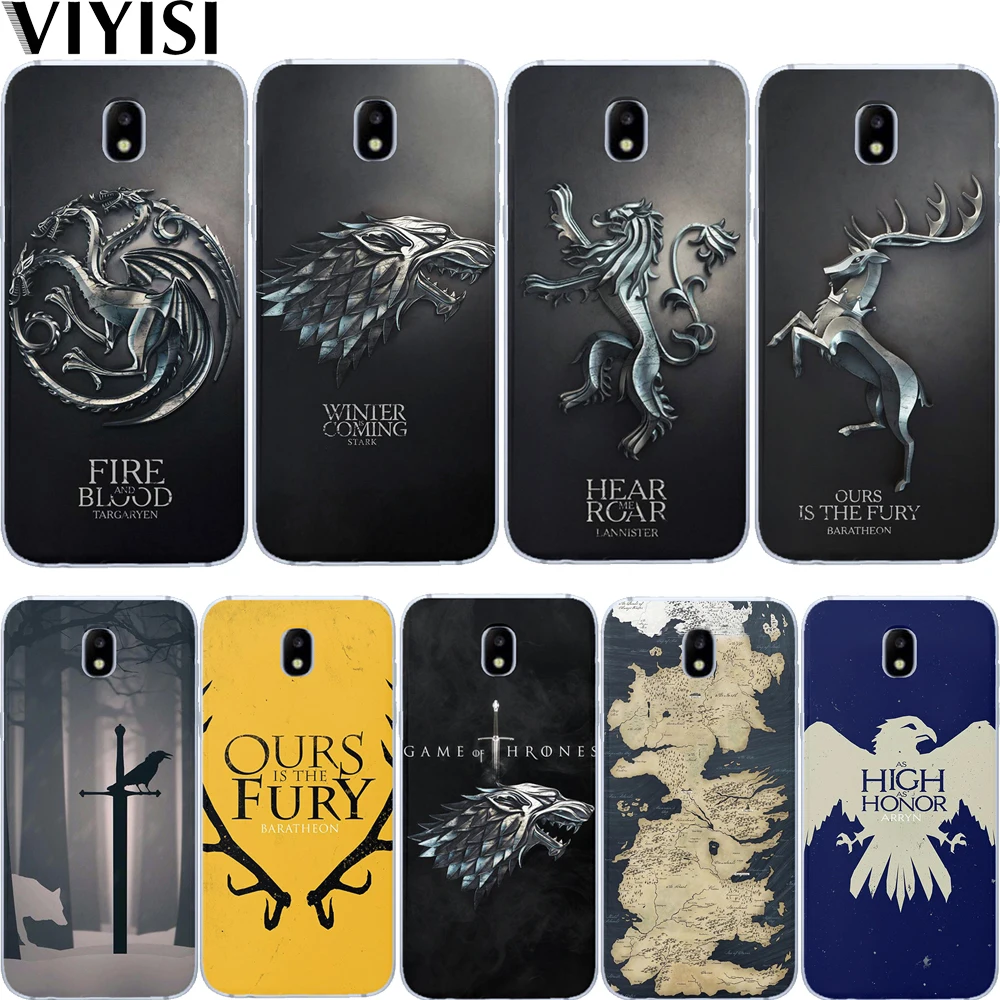

Phone Case For Samsung Galaxy A30 A50 A10 A20 A40 A70 M10 M20 Game Thrones Lannister Wolf Family Soft Silicone TPU Cover