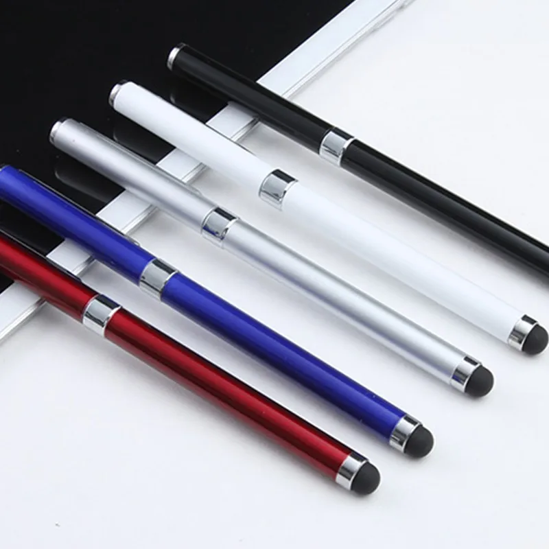 

ENKLOV Double Cap 2 In 1 Touch Screen Pen For Oppo Samsung Note 8 Touch Screen Pen For Smart Phone Tablet Pen For phone