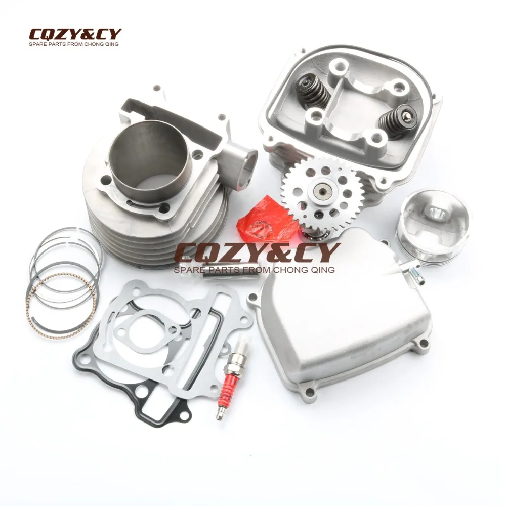 63MM BIG BORE KIT 200cc ENGINE REBUILD KIT & A14 CAM for SCOOTERS 150cc