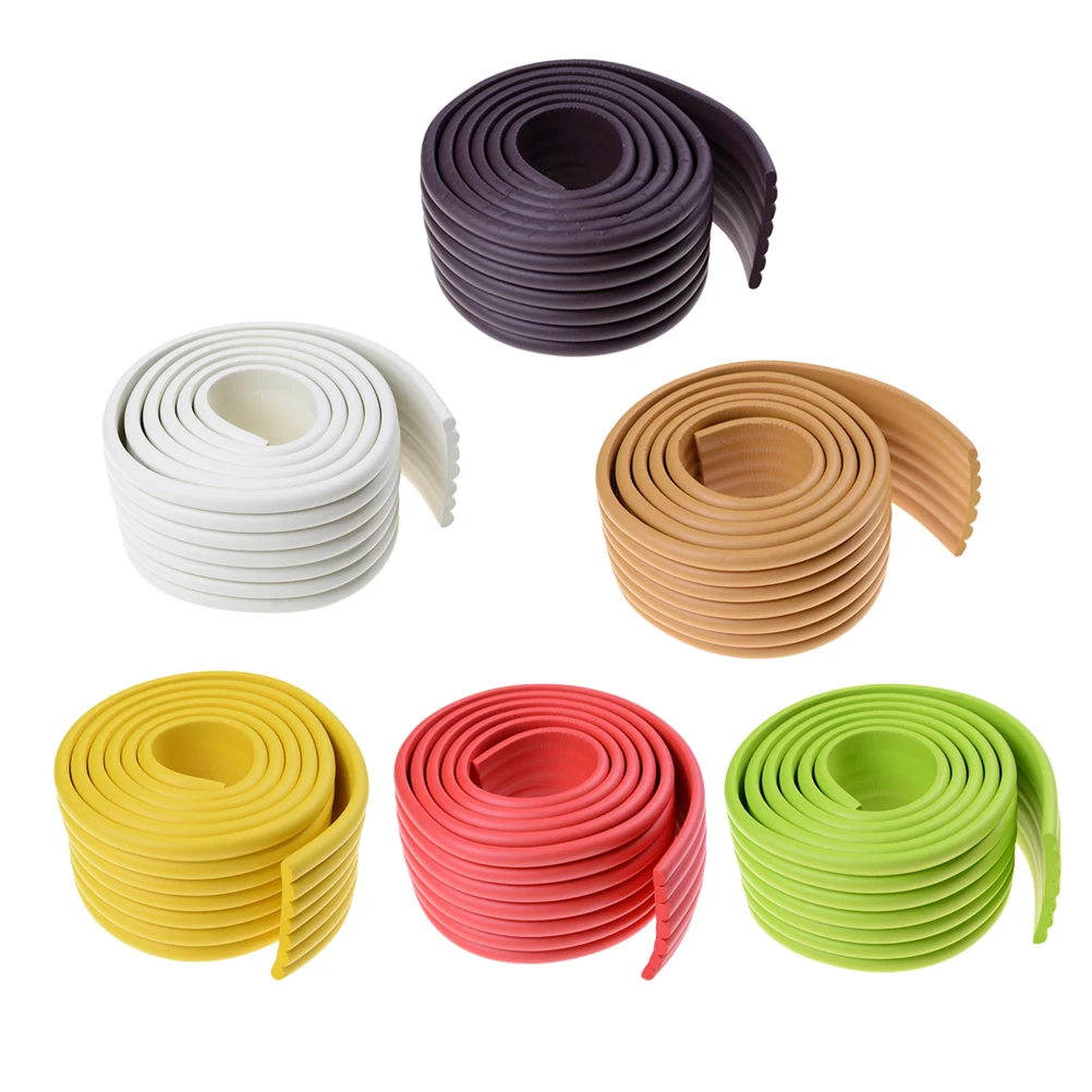 Baby Bumper Table Edge Guard Stripped Cushion Covers + 4M Tape Widening