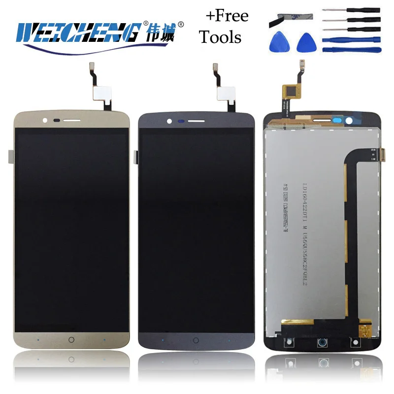 

WEICHENG For Elephone P8000 LCD Display +Touch Screen Assembly Gray/White For p8000 lcd Digitizer Sensor Glass Panel+free tools