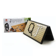 Высокое качество шахматная игра Go Магнитная Складная шахматная доска один набор детская развлекательная игрушка WeiQi