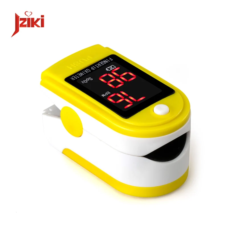 Kopen Draagbare Vinger Pulsoxymeter Saturatiemeter de dedo bloed zuurstof Hartslag Verzadiging Meter Digitale Monitor