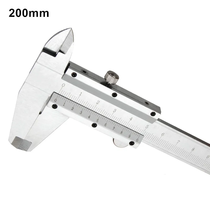 Промышленный сорт 0-200 мм штангенциркуль внутренний диаметр Наружный диаметр Измерение глубины точность 0,02