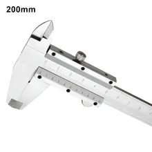 Buy online Industrial grade 0-200mm vernier caliper inside diameter outside diameter depth measurement precision 0.02