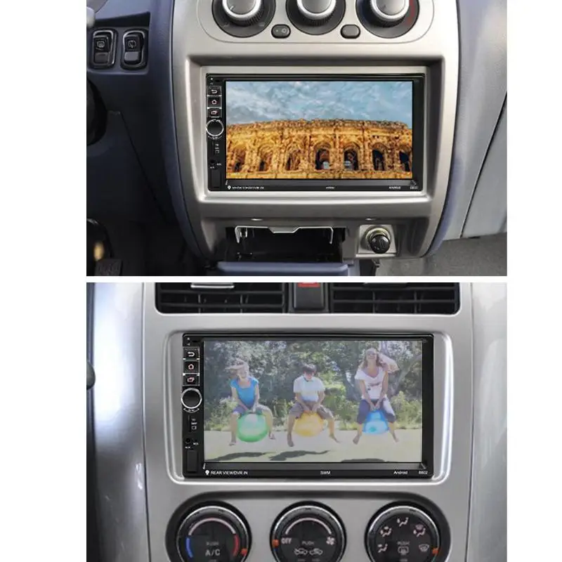 Best 7inch 2 Din Quad-core Android 7.1 Car Stereo MP5 Player GPS Navi RDS FM AM Radio Bluetooth Head Unit Support APK App Download 14