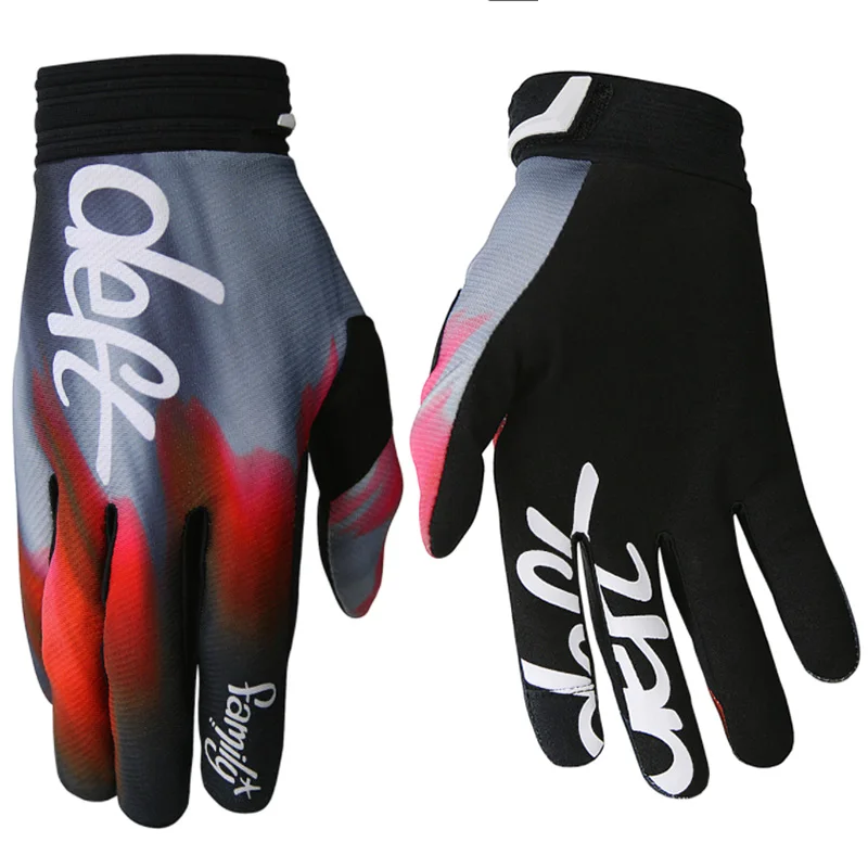 Светильник BMX для мотокросса AM, перчатки для горного велосипеда, мотоциклетные перчатки для езды на велосипеде, летние перчатки 661 - Цвет: Красный