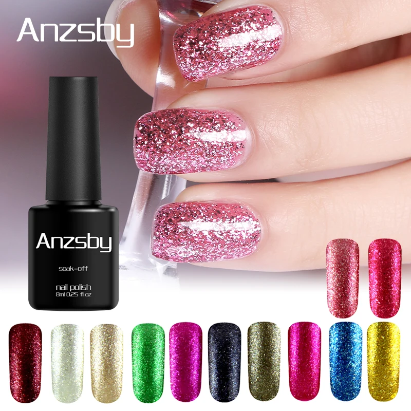 Anzsby Platinum Series Gel UV LED Gel Base Primer Soak Off 8ML 12