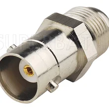 Superbat 5 шт. радиочастотный адаптер BNC-F Женский Джек адаптер BNC Джек к F Джек конвертер прямой коаксиальный разъем