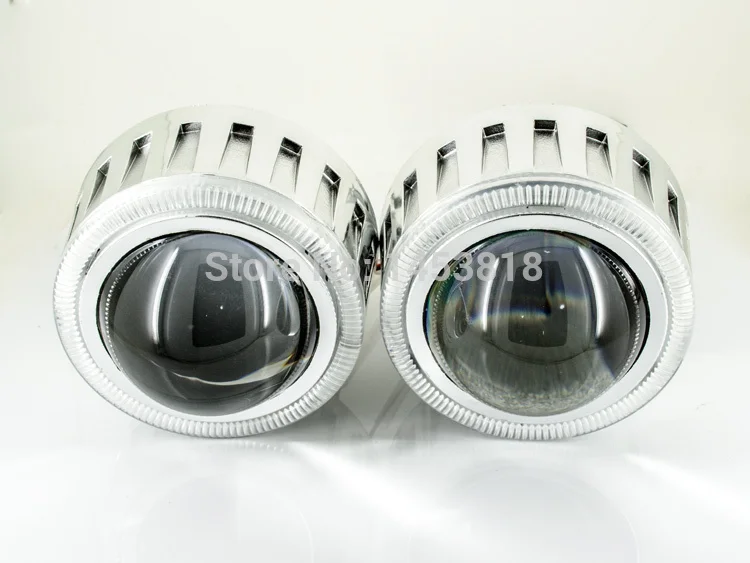 

2.8HQT 35w H4 H7 H1 H11 HB3 HB4 9004 9007 Blue White angel eyes 2.8inch bi projector Fast shipping Angel Eyes BIXENON