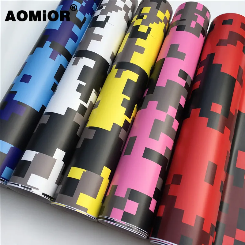 

HD Digital Camouflage Vinyl Car Wrapping Camo Vinyl Wrap Film For Car Sticker Console Computer Laptop Skin Motorcycle