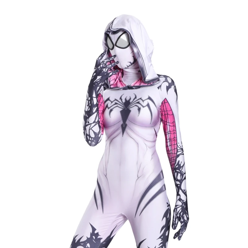Style 5 Cosplay Costume Mask Suit Venom Halloween Costume For Women Zentai Bodysuit Catsuit - Цвет: Style 5