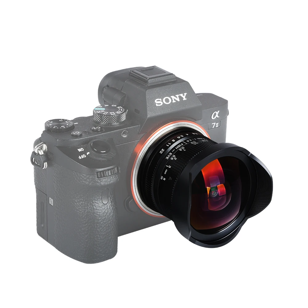 7.5mm F/2.8 Wide Angle Camera Fisheye Lens 180 Degree for Sony E mount