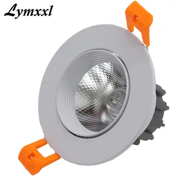 

3.5'' Newest Integrated Cob Led Recessed Ceiling Lights Lamp 7W 10W AC110V 220V or 12v indoor Led Spot lights Led lamp 60angle