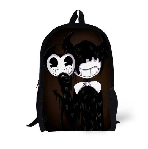 Стиль Bendy и чернильная машинка рюкзак для детей школьные сумки мультфильм игра печать книга рюкзак ежедневный школьный рюкзак - Цвет: photo color