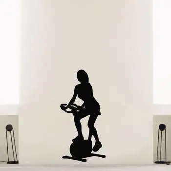 

WALL DECAL VINYL STICKER SPORT GYM FITNESS BODY-BUILDING GIRL DECOR