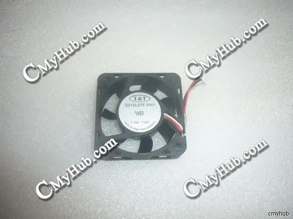 Подлинный для T &amp 5015L07F PH1 DC7V 0.10A 3-контактный 3-проводной 2. 0 50X50X15MM охлаждающий