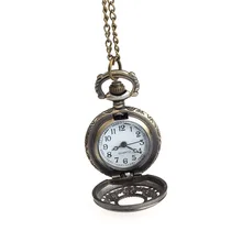Fashion Hot Fashion Retro Leaves Vintage Style Pocket Chain Necklace Watch Christmas Gift18Feb12