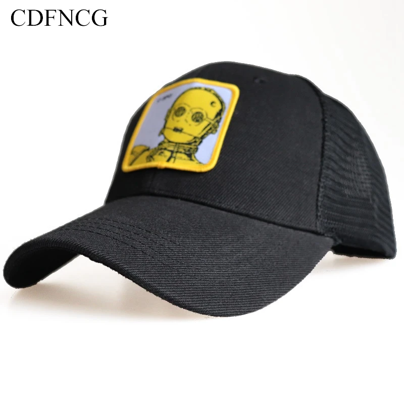 CDFNCG 2019 Звездные войны вышивка C 3PO робот дышащая бейсболка повседневная хип хоп