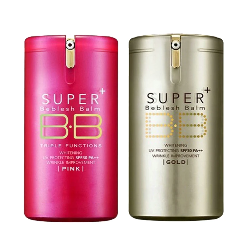 Горячие золото розовый бочки супер Beblesh Бальзам BB крем корейский пор Профессиональный праймер корректор Фонд солнцезащитный крем SPF30 PA + + - изображение