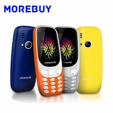 Vkworld Z3310 Мобильные телефоны 3D Экран 2.4 дюймов Dual SIM карты FM Радио сильный свет старший телефон 1450 мАч громкий динамик Новинка 2017 года