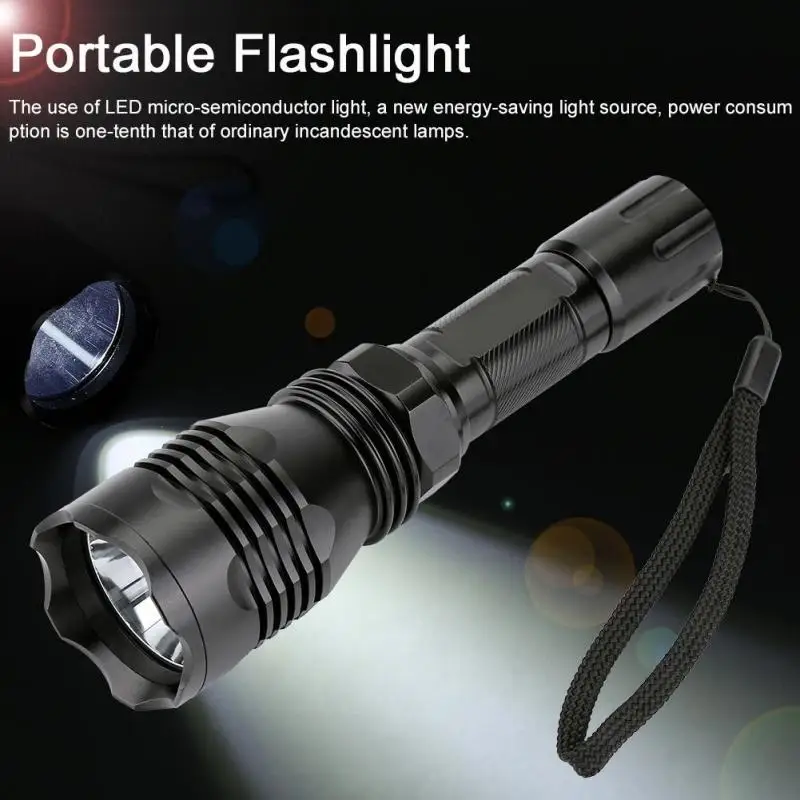

LED Portable Flashlight Torch L2 LED Pocket Small Flashlight Focusing 5 Modes Torch Flashlight Outdoor Camping Light lanterna