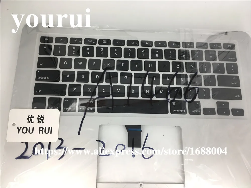 Подставка для рук yourui US Macbook Air 13 3 дюйма A1466 с чехлом клавиатуры без тачпада