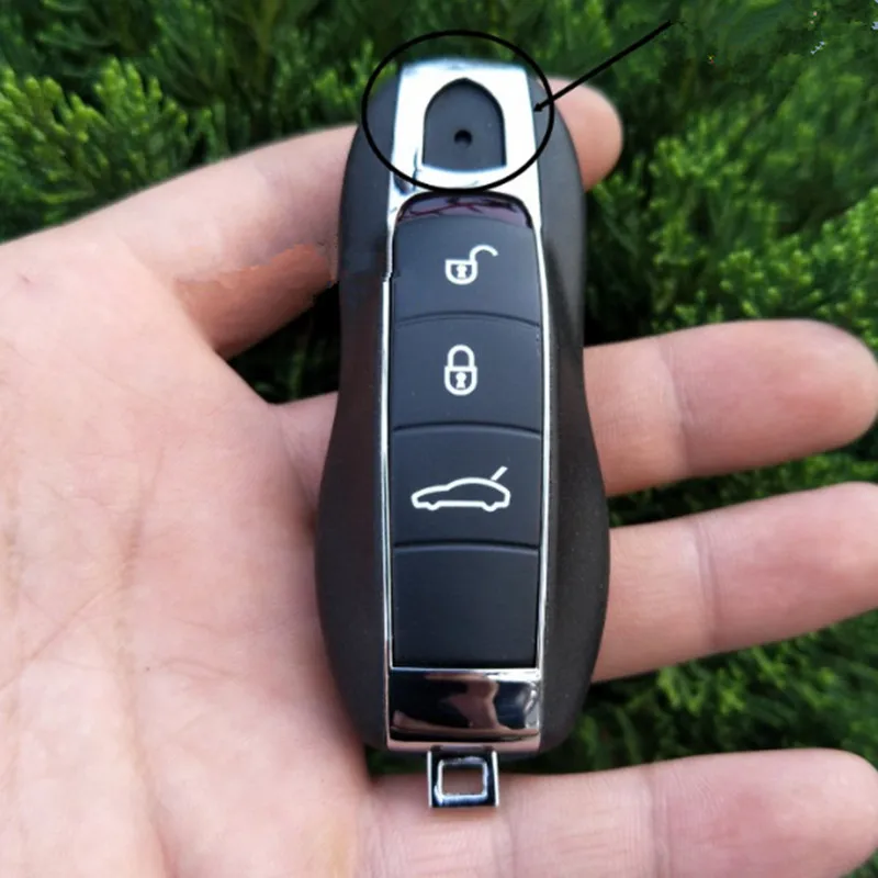 Cena DAKATU 3 przyciski inteligentny bez przycisków wejście obudowa pilota z kluczykiem samochodowym Shell dla Porsche Panamera macan cayenne wymiana inteligentny klucz shell