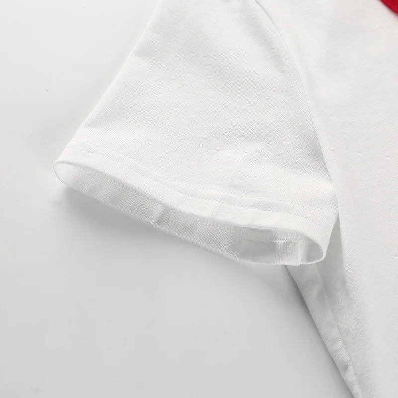 Новая летняя модная футболка поло женская Повседневная рубашка с коротким рукавом сексуальные укороченные топы с принтом букв хлопковые рубашки поло tsce3511