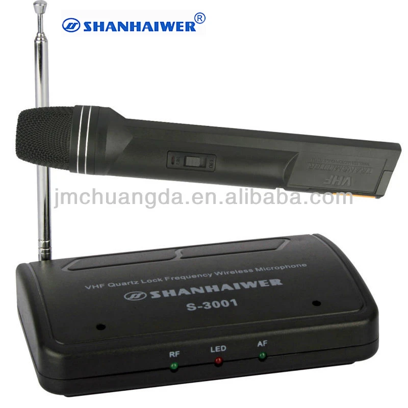 

VHF single channel wireless headset microphone Built-in AA batteries or external power supply pocket receiver wireless micropho