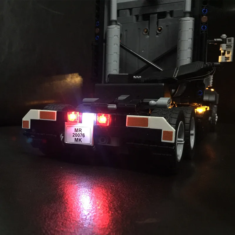 LED Light Kit  for lego Technic Series  42078 and 20076 the Mack AnthBig Truck Set  ( the car not included)
