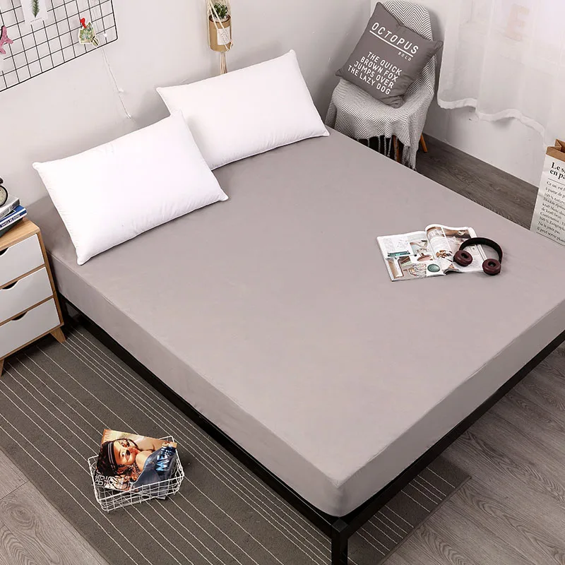 Comwarm للماء البوليستر المنزل حامي غطاء بلون الأزهار المطبوعة شرشف فراش مكافحة القذرة نوم ملاءات Comwarm للماء البوليستر المنزل حامي غطاء بلون الأزهار المطبوعة شرشف فراش مكافحة القذرة نوم ملاءات